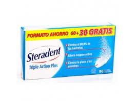 Imagen del producto STERADENT ACTIVE PLUS 60+30 TABLETAS