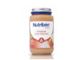 Imagen del producto Nutribén Potito ternera con patatas, judias verdes y zanahoria 235gr