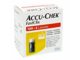 Imagen del producto Roche Accu-chek fastclix 102 lancetas