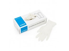 Imagen del producto Aaron Guantes latex talla grande 100uds