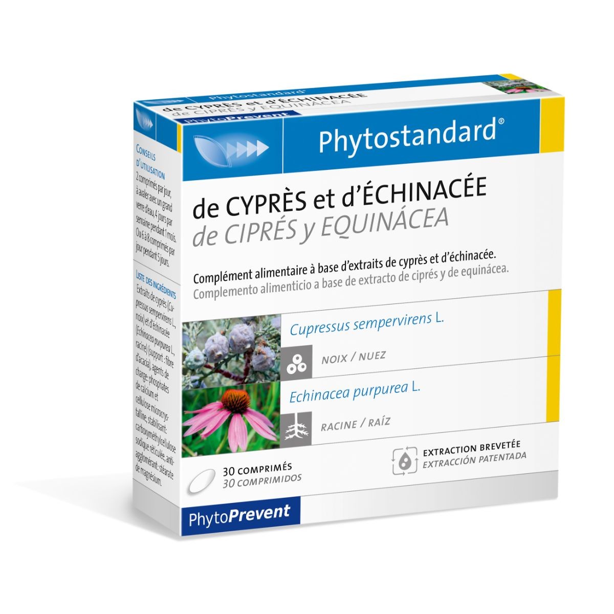 Imagen de Pileje Phytostandard cipres-equinacea 30 comprimidos